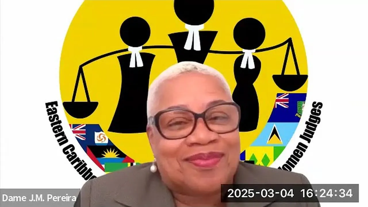 Dame Janice Pereira during her recorded interview